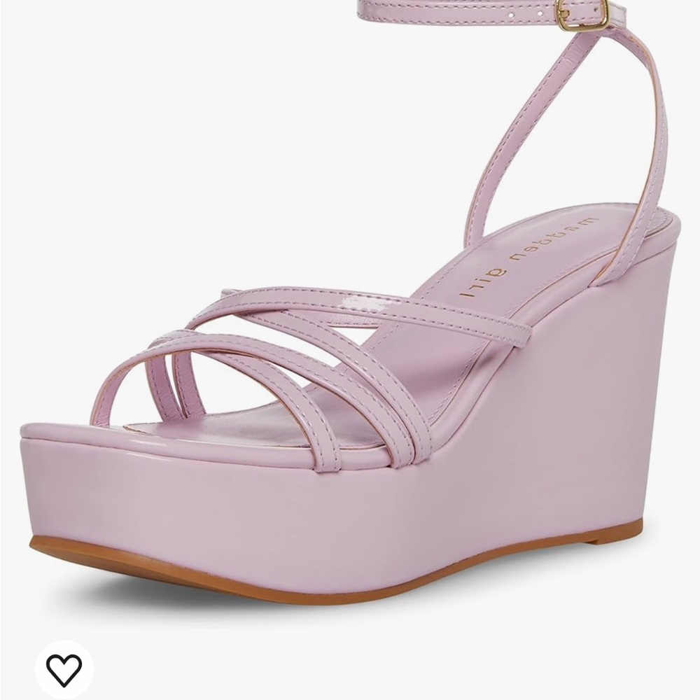 Steve Madden Pink Platform Wedge Sandals